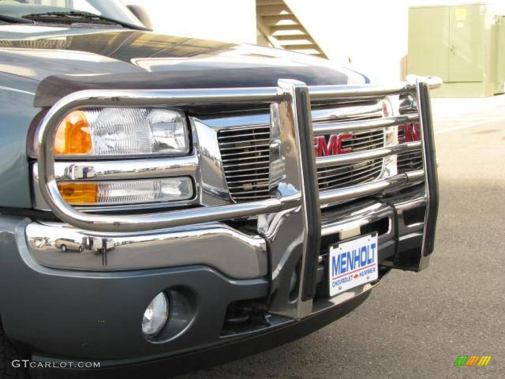 2006 Sierra 1500 SLE Extended Cab 4x4 - Stealth Gray Metallic / Dark Pewter photo #4
