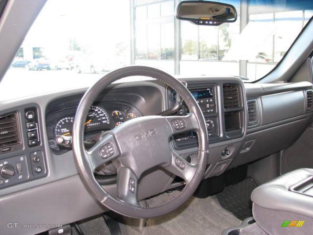 2006 Sierra 1500 SLE Extended Cab 4x4 - Stealth Gray Metallic / Dark Pewter photo #12