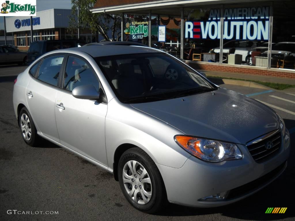 2009 Elantra GLS Sedan - Quicksilver / Gray photo #1