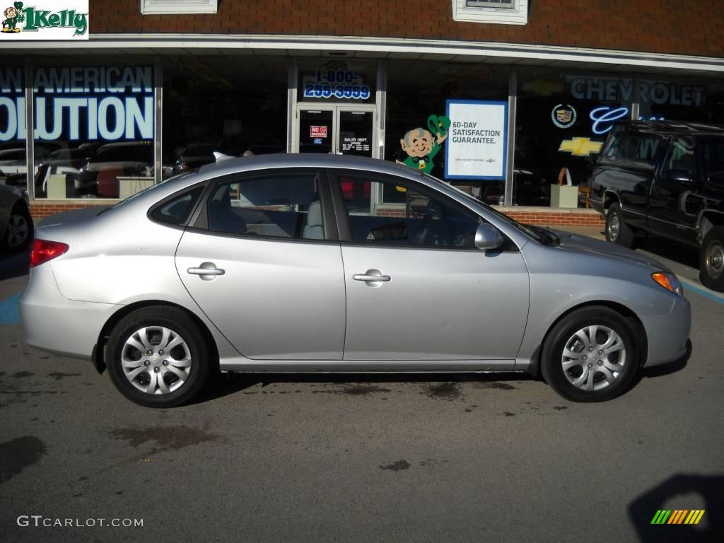 2009 Elantra GLS Sedan - Quicksilver / Gray photo #2