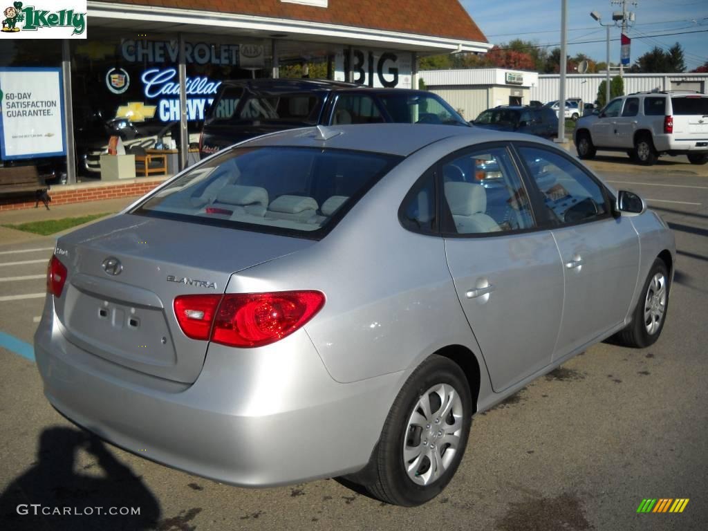 2009 Elantra GLS Sedan - Quicksilver / Gray photo #3