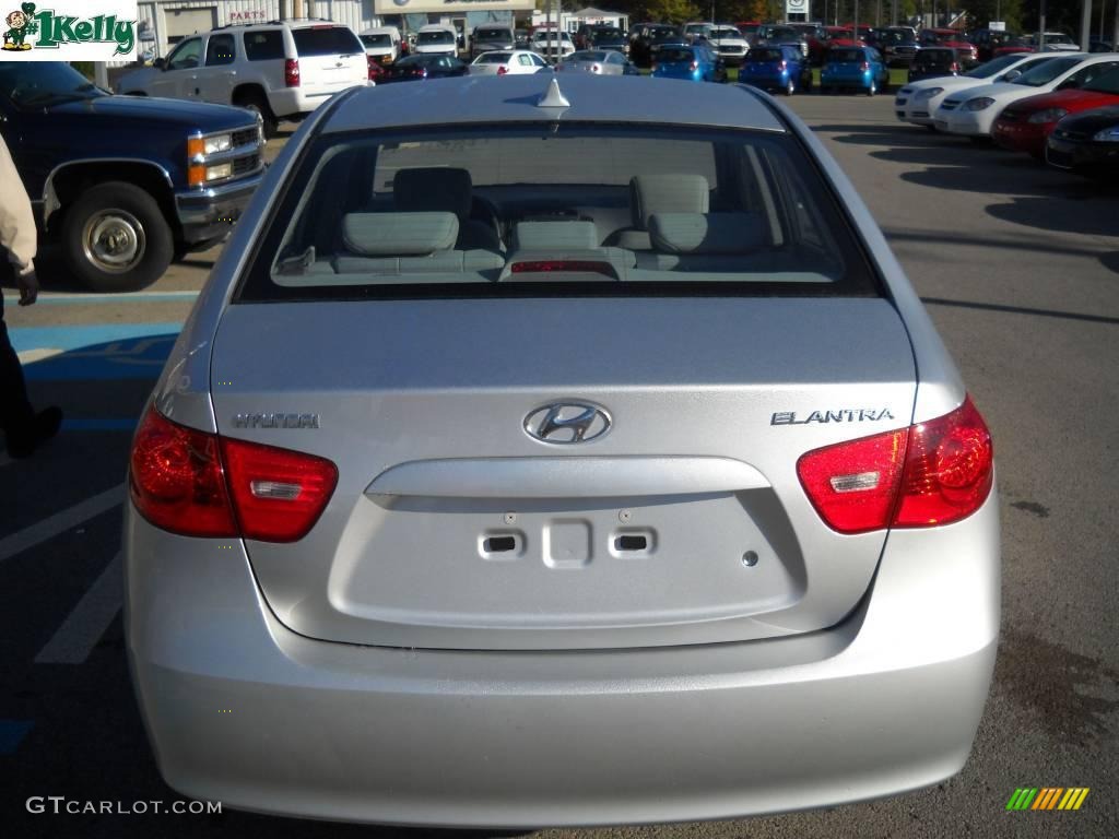 2009 Elantra GLS Sedan - Quicksilver / Gray photo #4