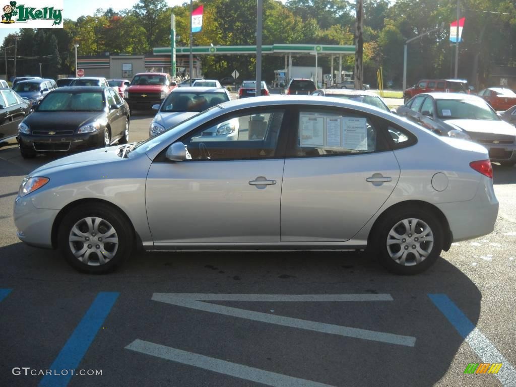 2009 Elantra GLS Sedan - Quicksilver / Gray photo #6