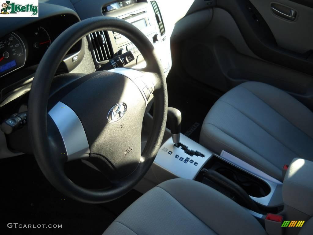 2009 Elantra GLS Sedan - Quicksilver / Gray photo #8