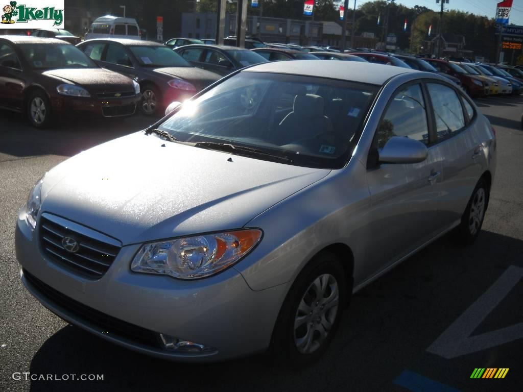 2009 Elantra GLS Sedan - Quicksilver / Gray photo #15