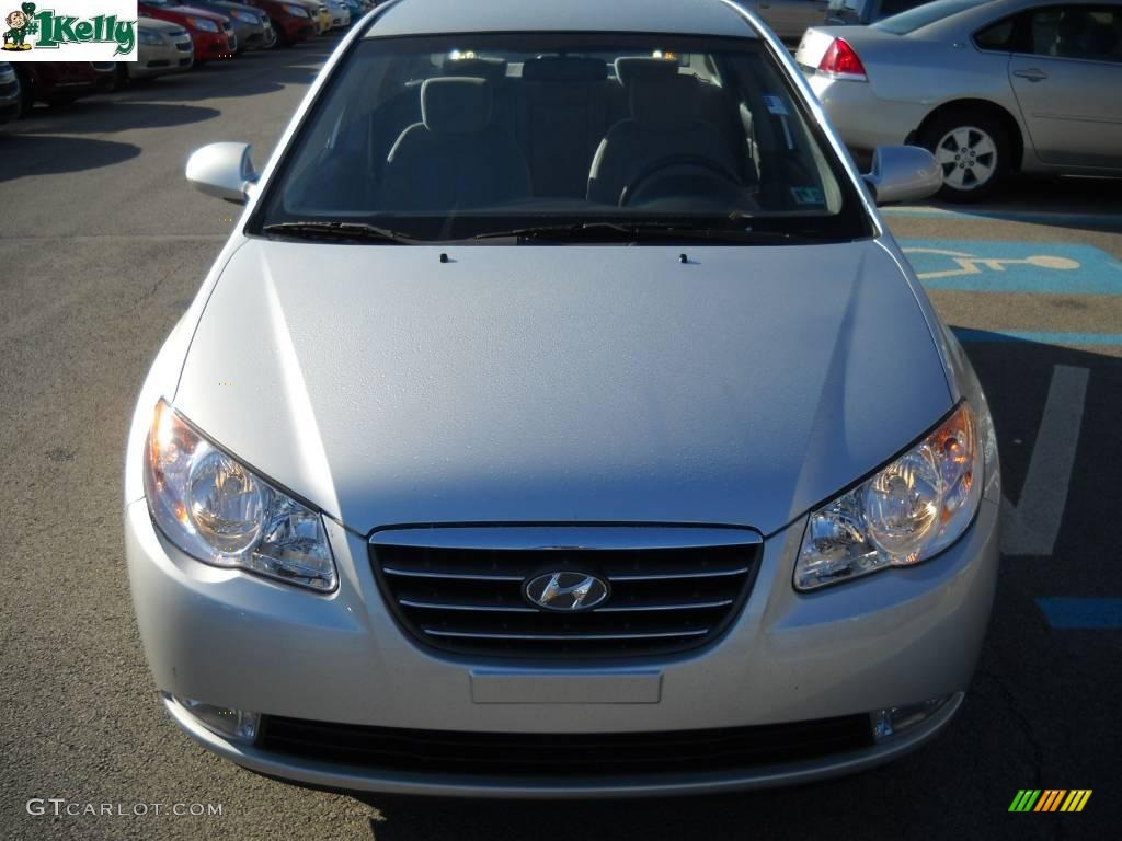 2009 Elantra GLS Sedan - Quicksilver / Gray photo #16