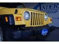 2001 Solar Yellow Jeep Wrangler Sport 4x4  photo #19