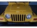 2001 Solar Yellow Jeep Wrangler Sport 4x4  photo #22