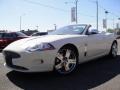 2007 Porcelain White Jaguar XK XK8 Convertible  photo #1