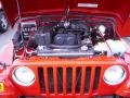 2005 Flame Red Jeep Wrangler SE 4x4  photo #17
