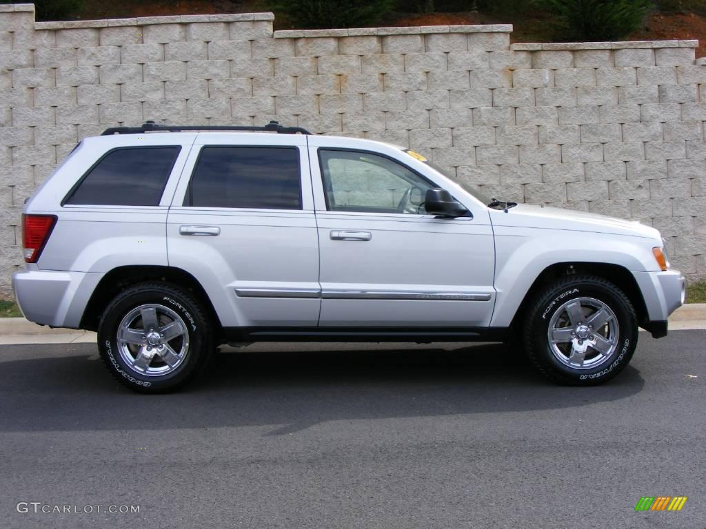 2007 Grand Cherokee Limited 4x4 - Bright Silver Metallic / Medium Slate Gray photo #4