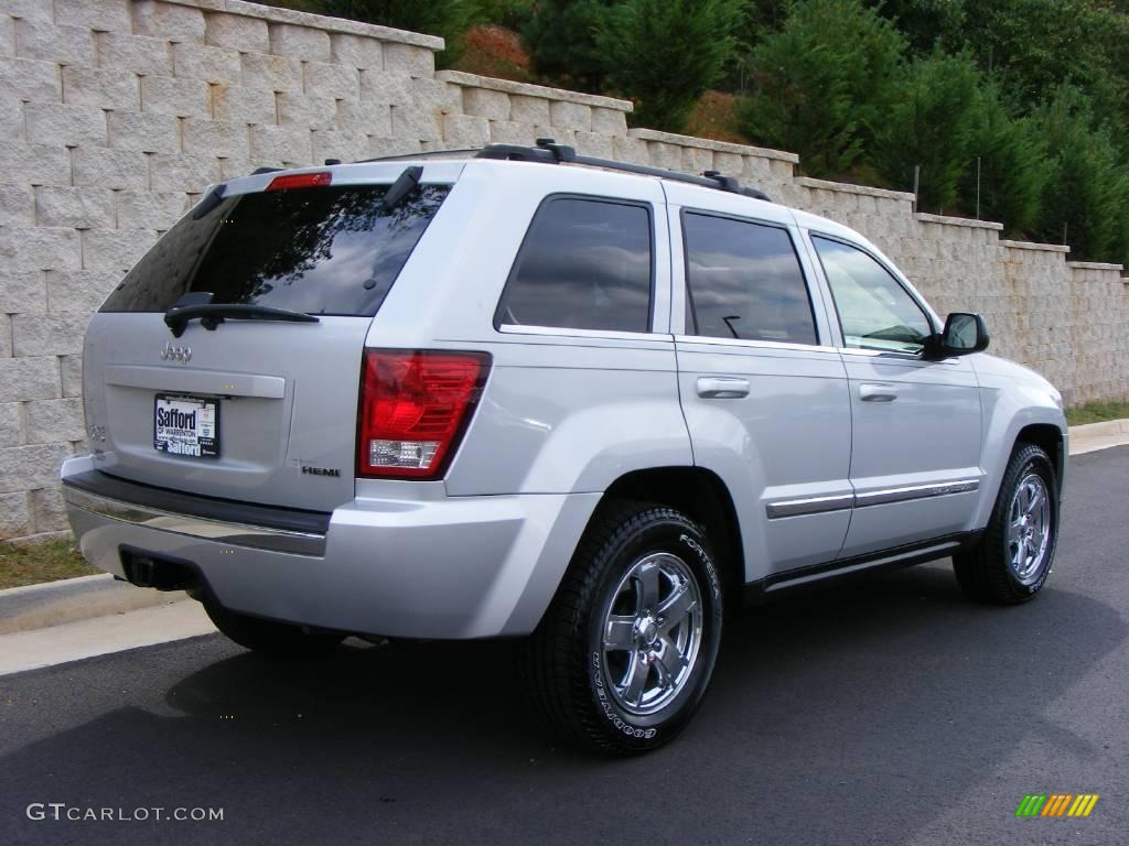 2007 Grand Cherokee Limited 4x4 - Bright Silver Metallic / Medium Slate Gray photo #5