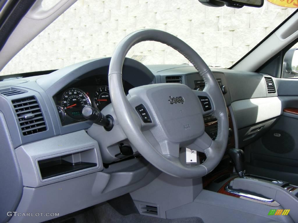 2007 Grand Cherokee Limited 4x4 - Bright Silver Metallic / Medium Slate Gray photo #14