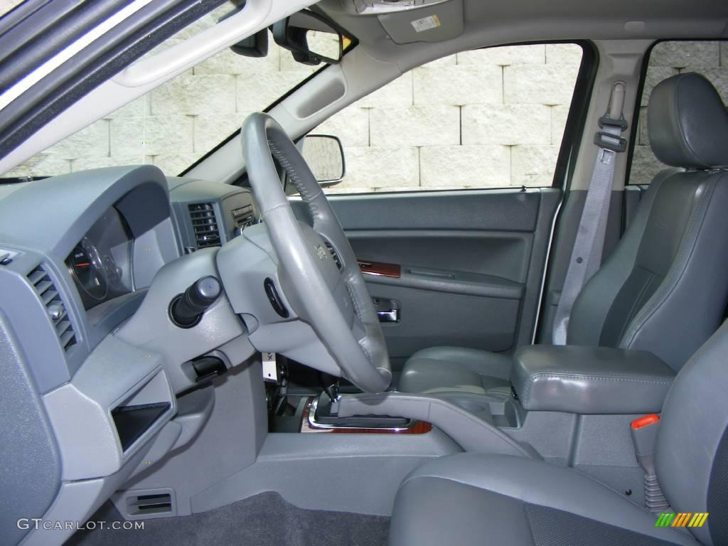 2007 Grand Cherokee Limited 4x4 - Bright Silver Metallic / Medium Slate Gray photo #15