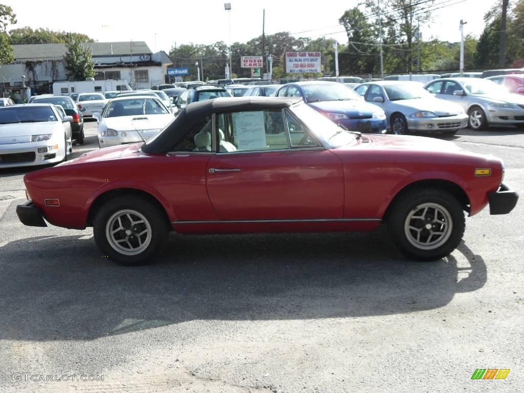 1968 124 Spider Convertible - Red / Grey photo #4