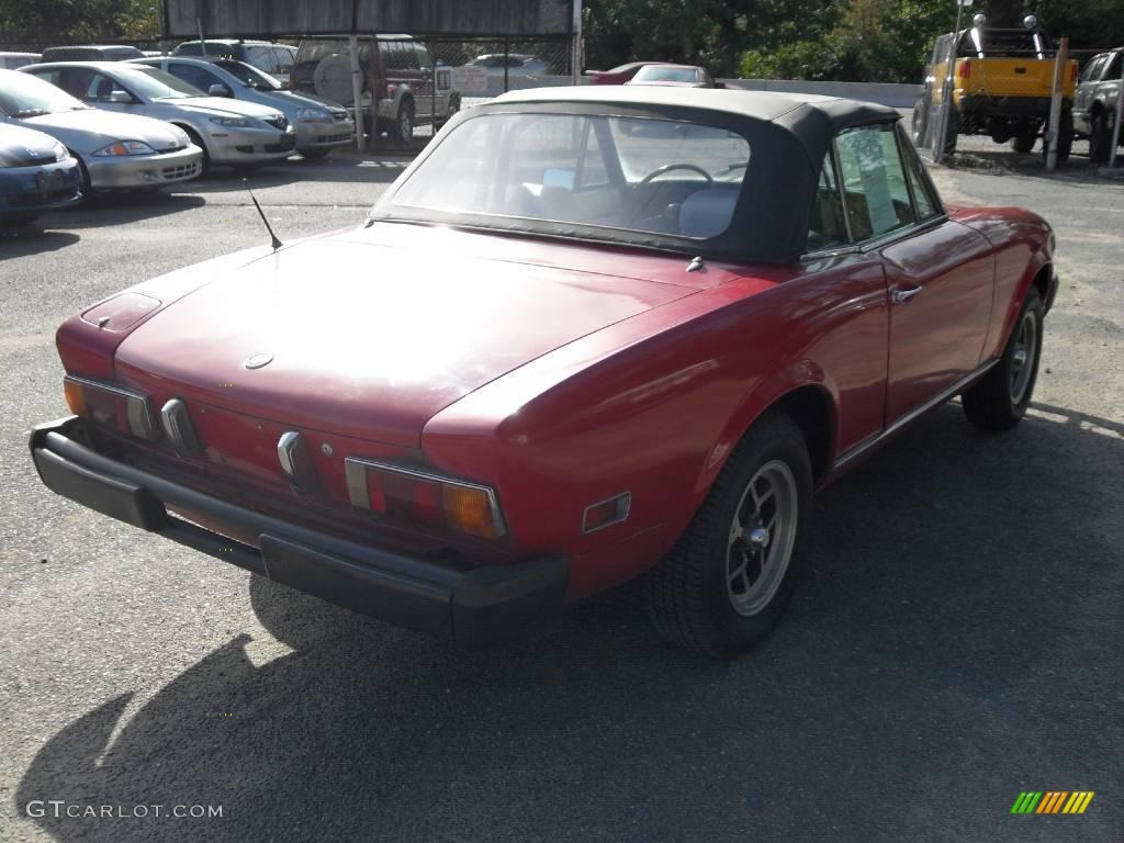 1968 124 Spider Convertible - Red / Grey photo #5