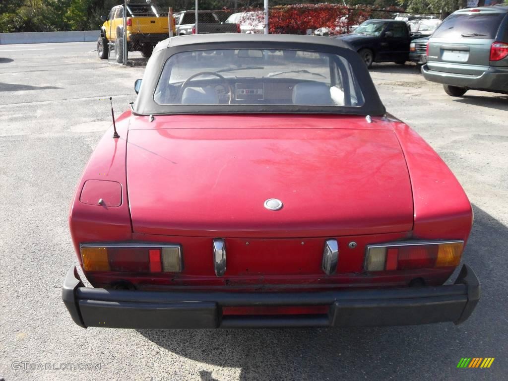 1968 124 Spider Convertible - Red / Grey photo #6