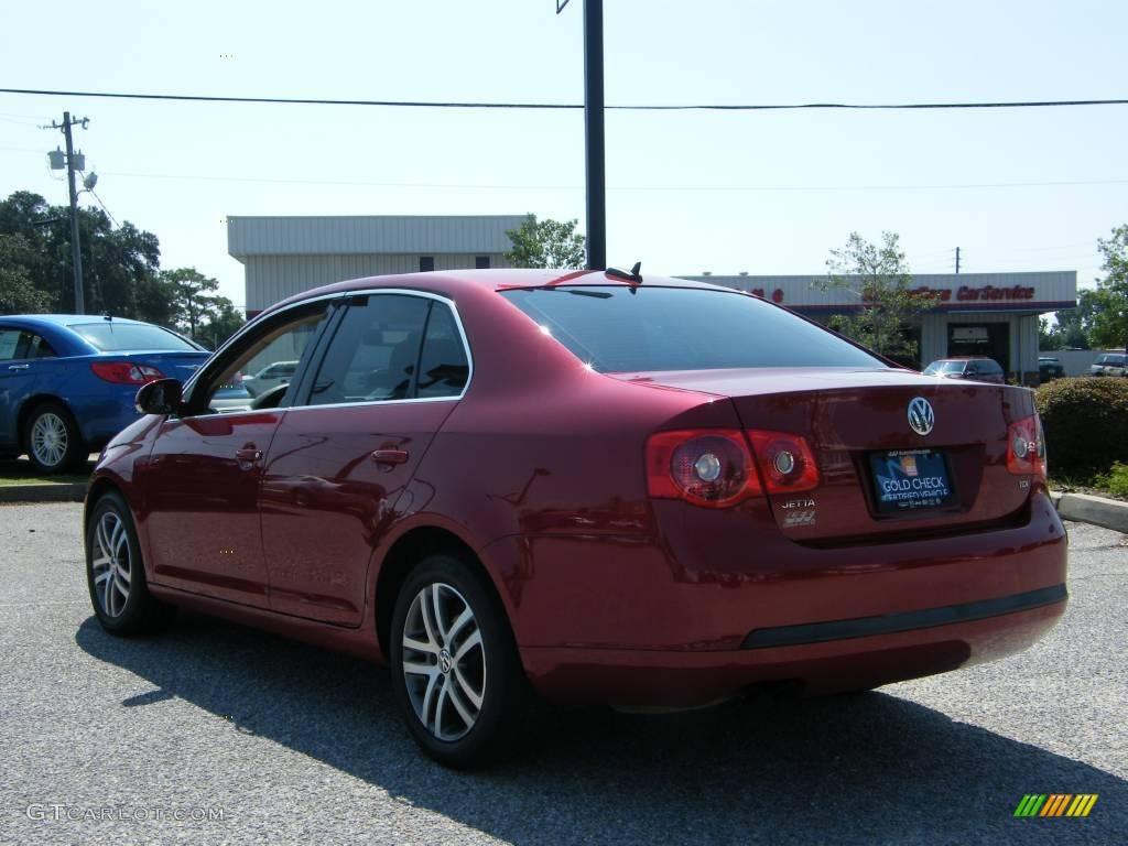 2006 Jetta TDI Sedan - Spice Red Metallic / Pure Beige photo #3