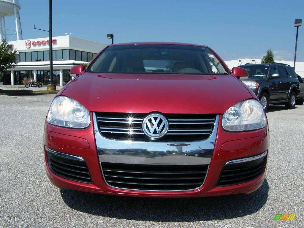 2006 Jetta TDI Sedan - Spice Red Metallic / Pure Beige photo #8