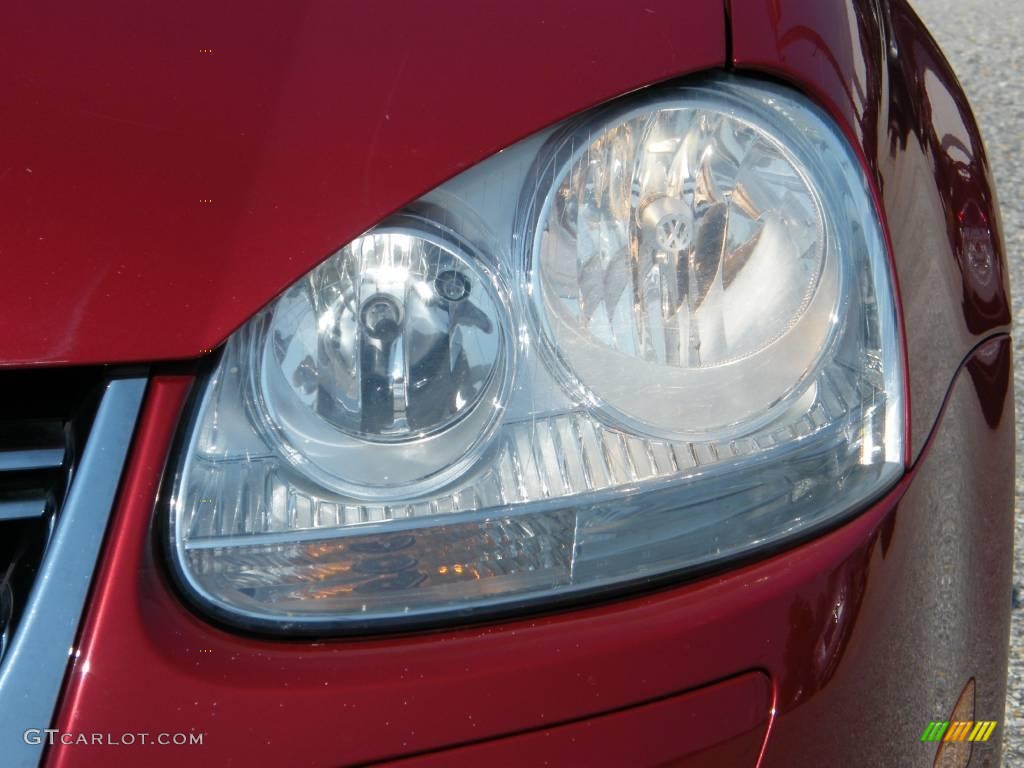 2006 Jetta TDI Sedan - Spice Red Metallic / Pure Beige photo #9