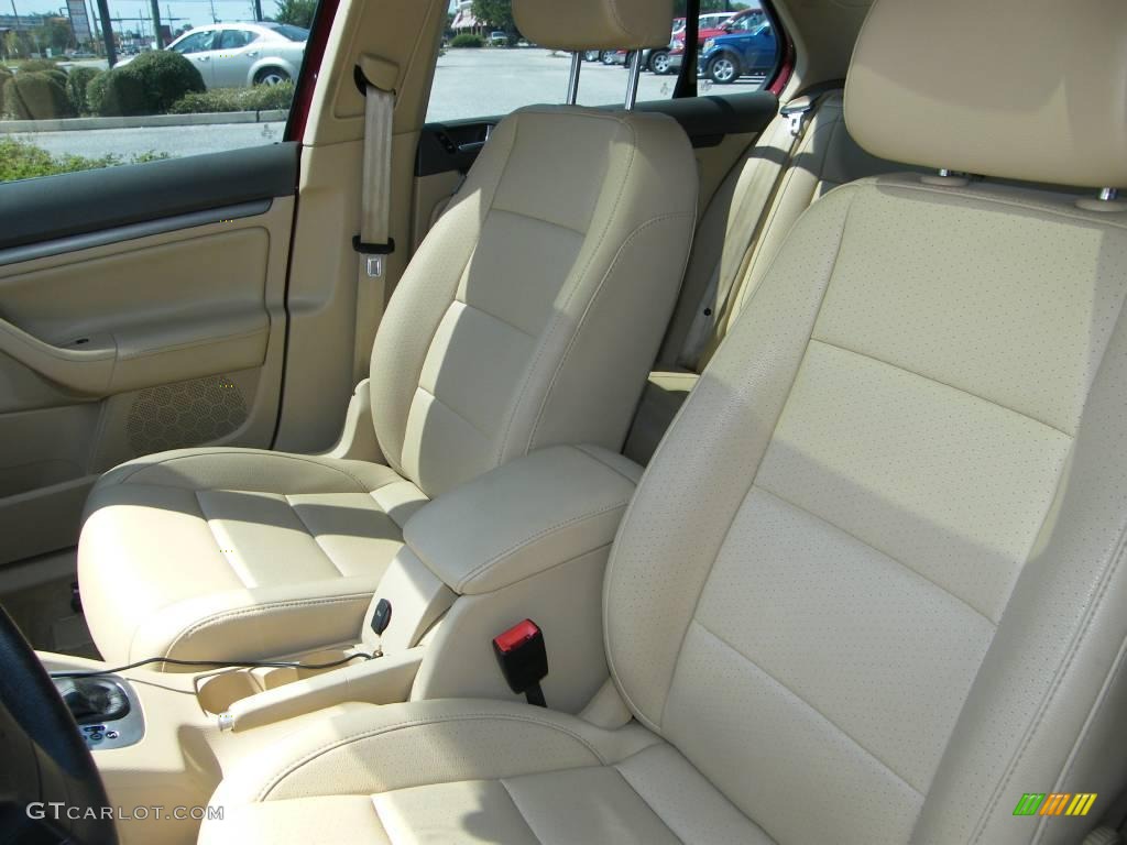 2006 Jetta TDI Sedan - Spice Red Metallic / Pure Beige photo #14