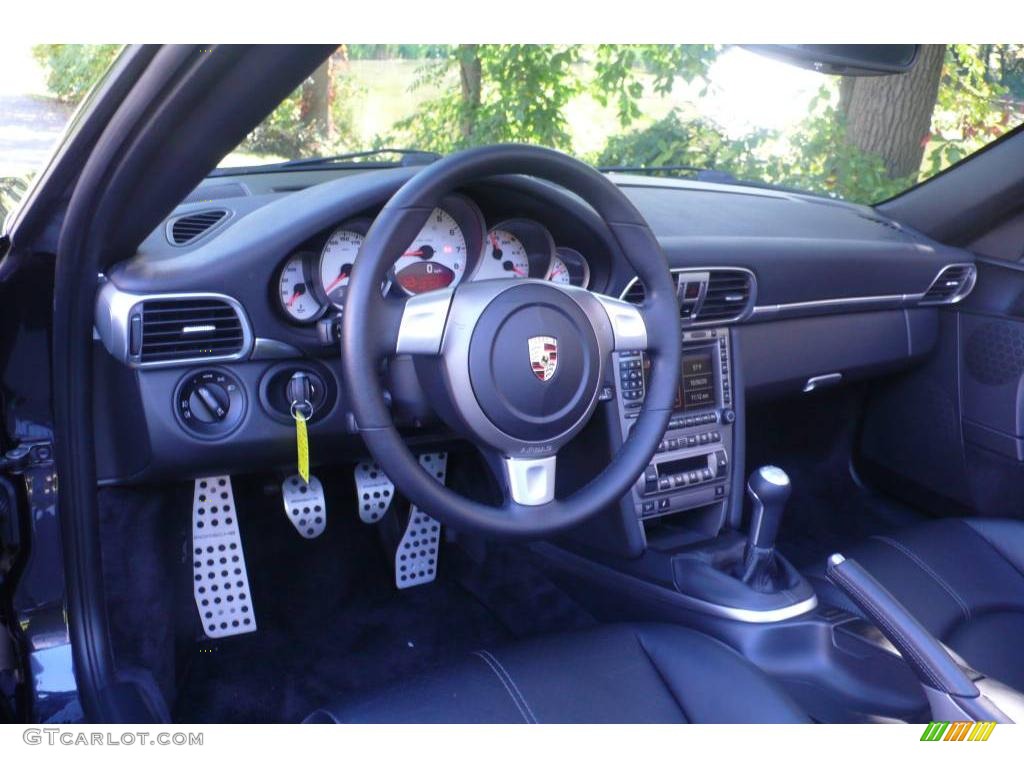 2007 911 Carrera S Cabriolet - Atlas Grey Metallic / Black photo #18