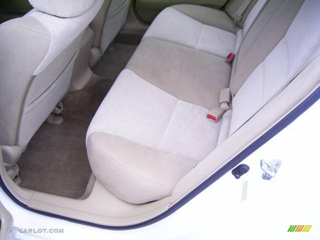 2008 Accord LX Sedan - Taffeta White / Ivory photo #13