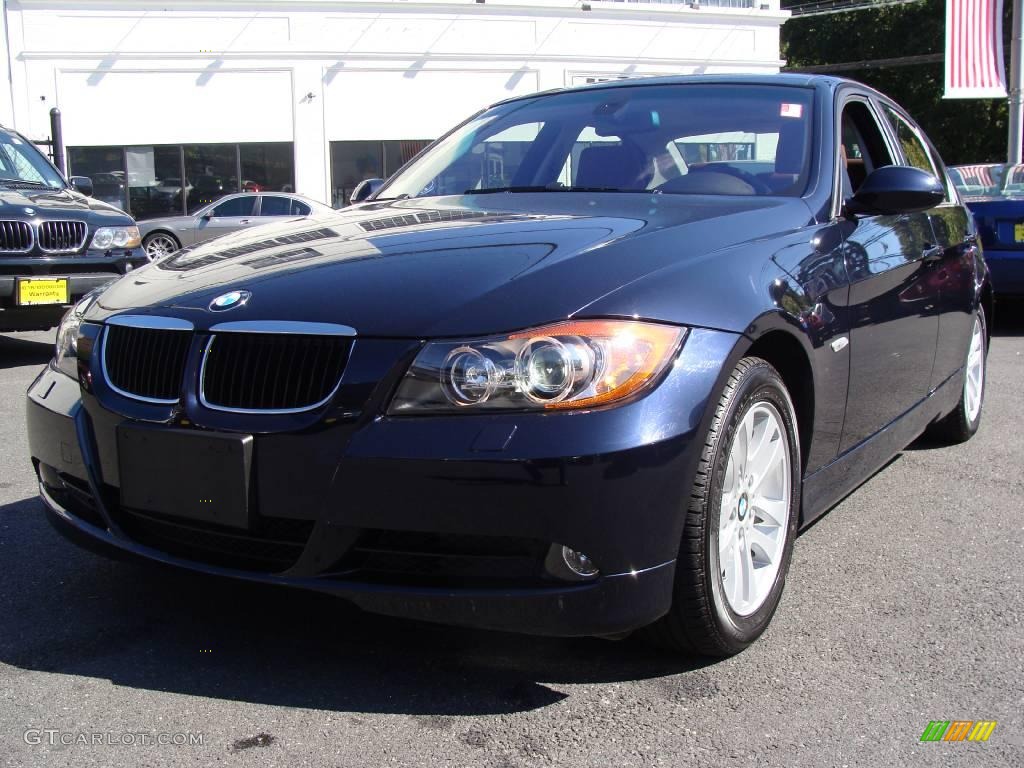 2007 3 Series 328xi Sedan - Monaco Blue Metallic / Terra/Black Dakota Leather photo #3