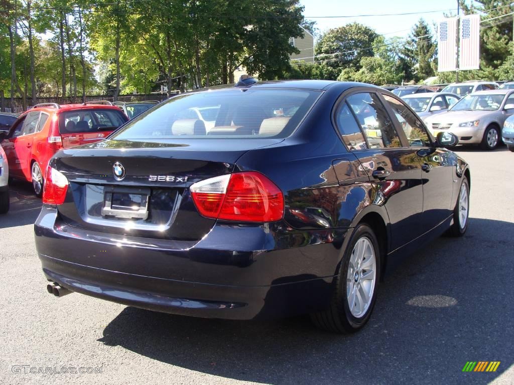 2007 3 Series 328xi Sedan - Monaco Blue Metallic / Terra/Black Dakota Leather photo #7