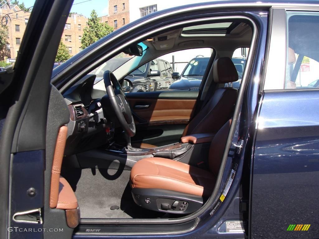 2007 3 Series 328xi Sedan - Monaco Blue Metallic / Terra/Black Dakota Leather photo #13