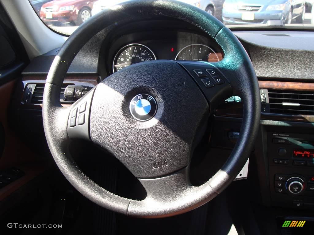 2007 3 Series 328xi Sedan - Monaco Blue Metallic / Terra/Black Dakota Leather photo #20