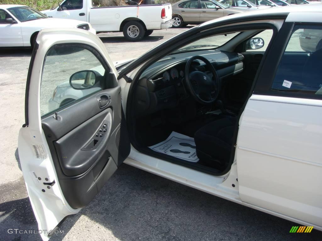 2006 Stratus SXT Sedan - Stone White / Dark Slate Grey photo #9