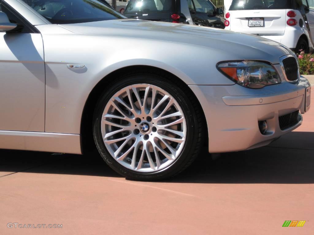 2007 7 Series 750Li Sedan - Titanium Silver Metallic / Flannel Grey photo #9