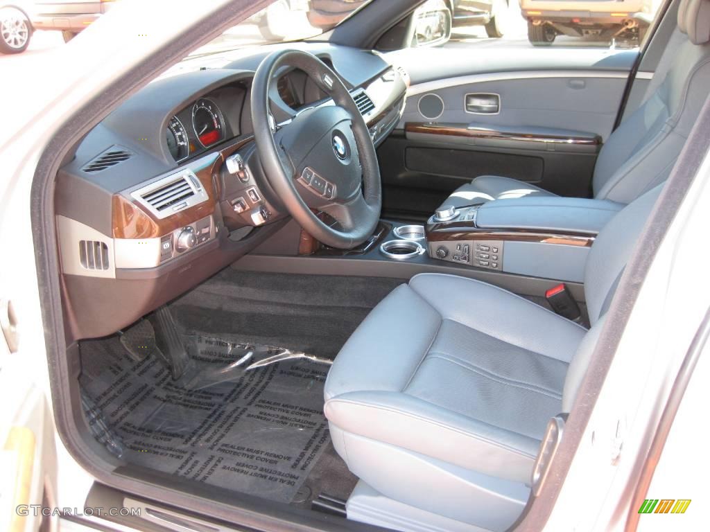 2007 7 Series 750Li Sedan - Titanium Silver Metallic / Flannel Grey photo #13
