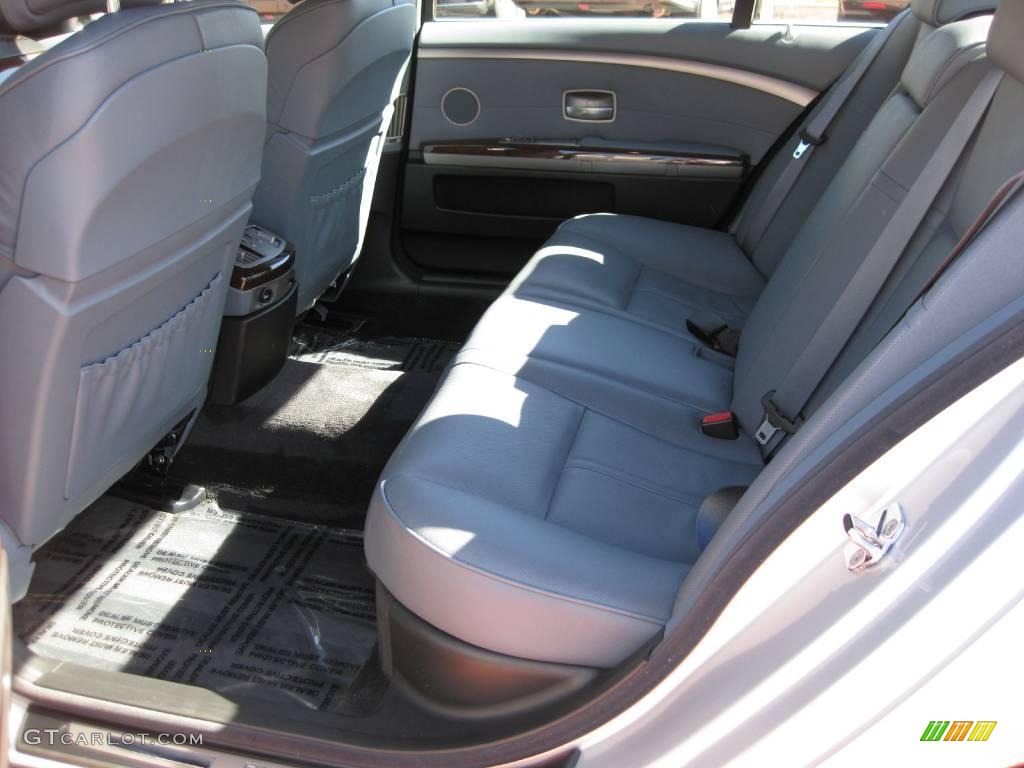 2007 7 Series 750Li Sedan - Titanium Silver Metallic / Flannel Grey photo #14