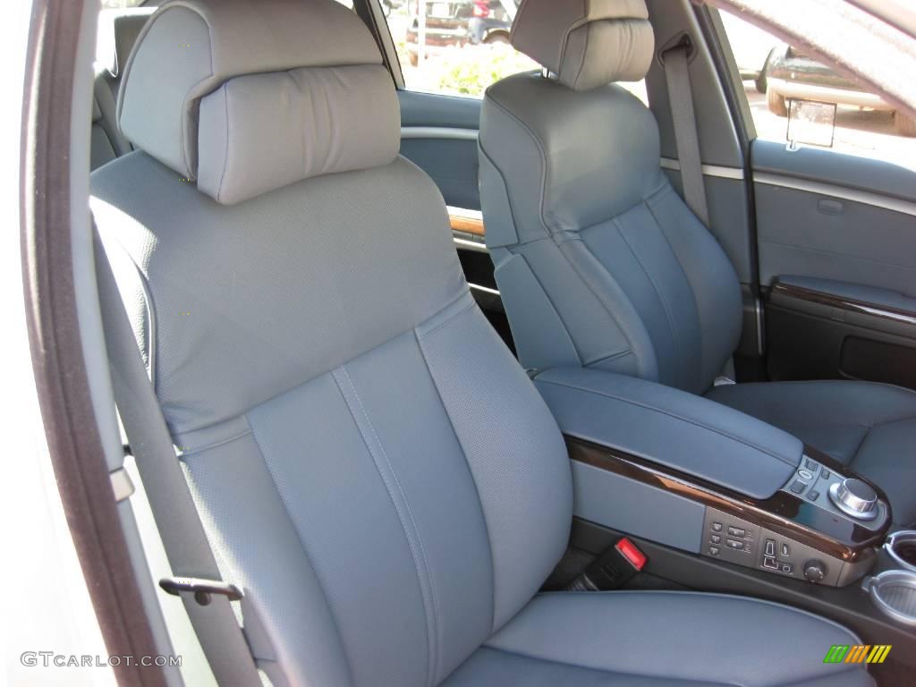 2007 7 Series 750Li Sedan - Titanium Silver Metallic / Flannel Grey photo #17