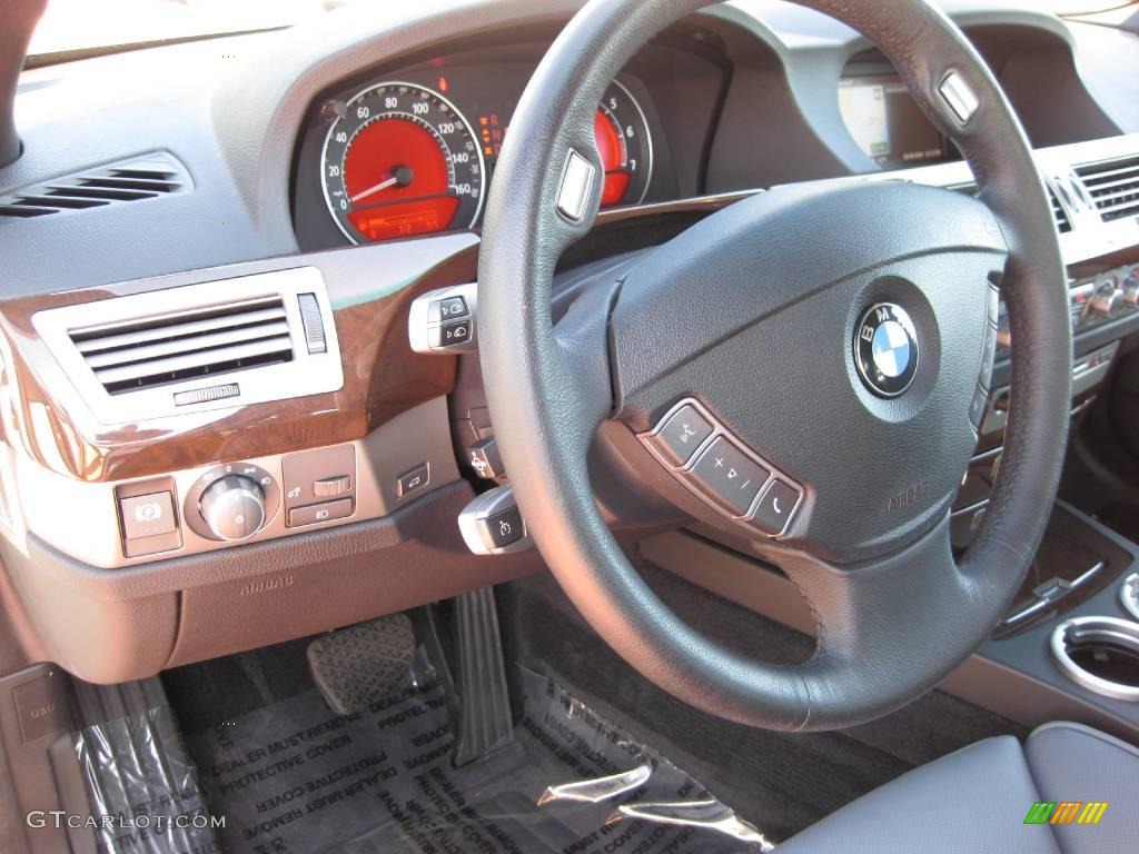 2007 7 Series 750Li Sedan - Titanium Silver Metallic / Flannel Grey photo #22