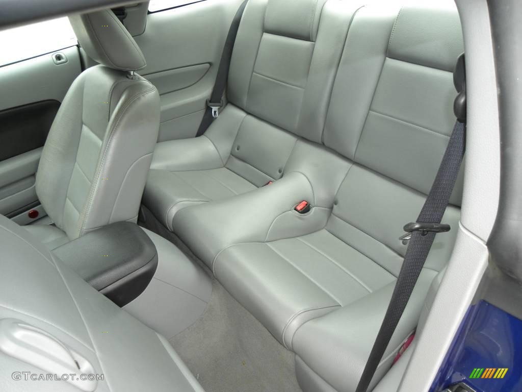 2005 Mustang V6 Premium Coupe - Sonic Blue Metallic / Light Graphite photo #6