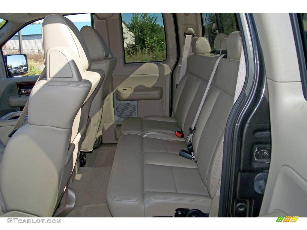 2005 F150 Lariat SuperCab 4x4 - Dark Shadow Grey Metallic / Tan photo #14