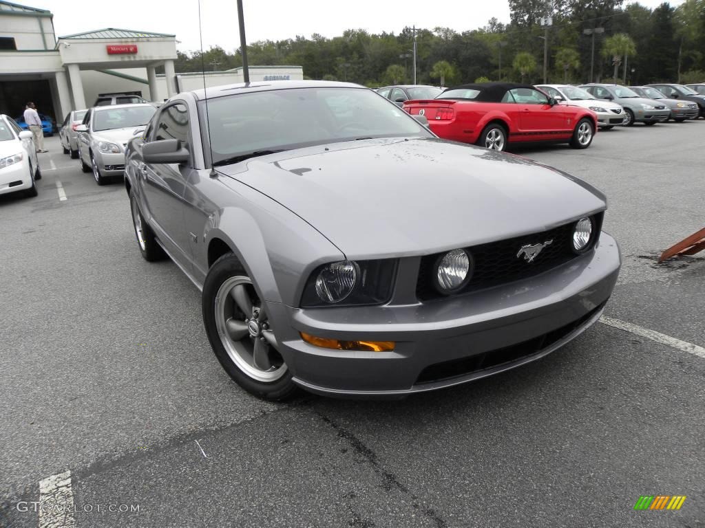 2006 Mustang GT Premium Coupe - Tungsten Grey Metallic / Light Parchment photo #1