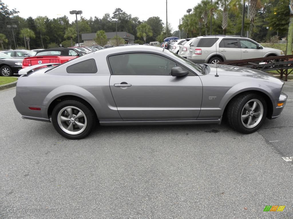 2006 Mustang GT Premium Coupe - Tungsten Grey Metallic / Light Parchment photo #9