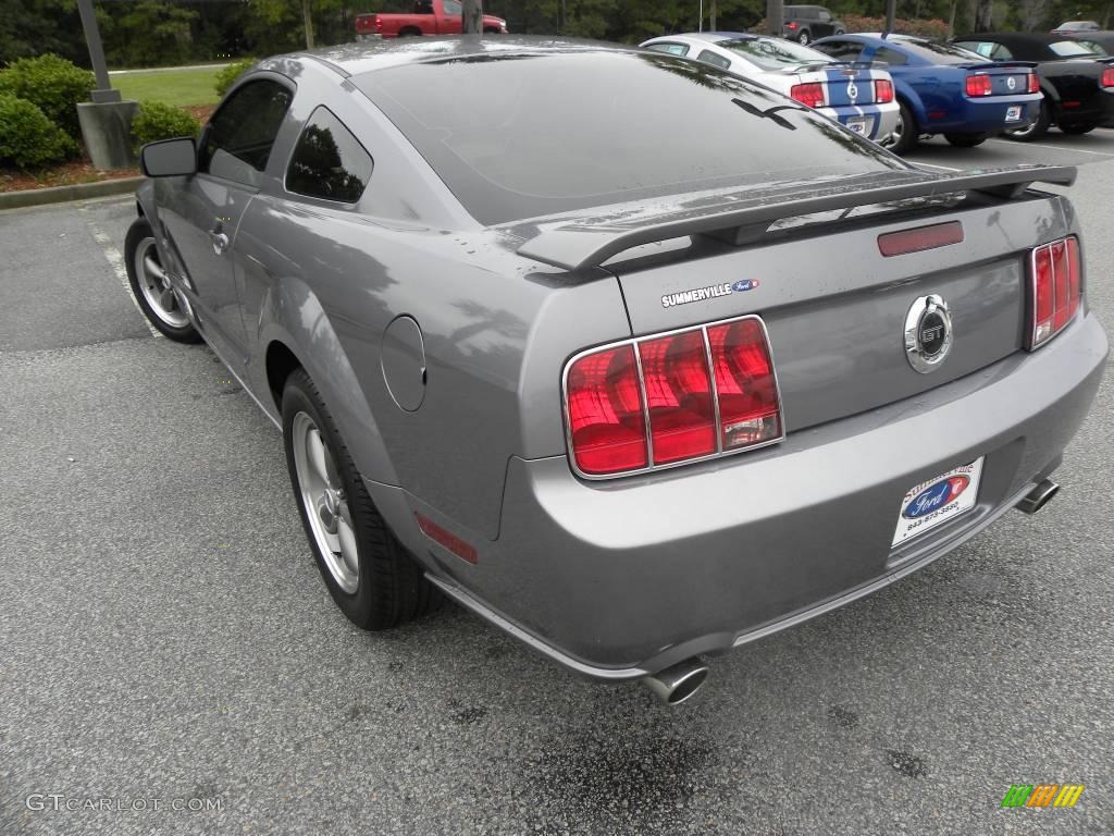 2006 Mustang GT Premium Coupe - Tungsten Grey Metallic / Light Parchment photo #12