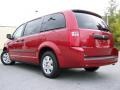 2008 Inferno Red Crystal Pearl Dodge Grand Caravan SE  photo #3