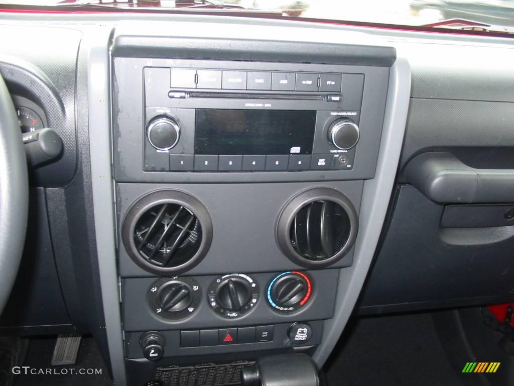 2009 Wrangler X 4x4 - Flame Red / Dark Slate Gray/Medium Slate Gray photo #10
