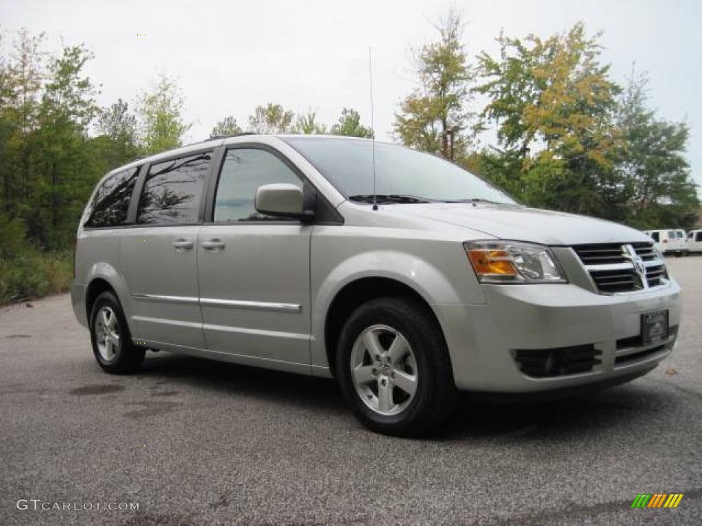 2009 Grand Caravan SXT - Bright Silver Metallic / Medium Slate Gray/Light Shale photo #3