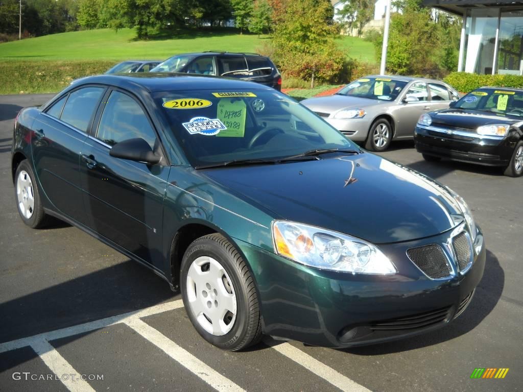 2006 G6 Sedan - Emerald Green Metallic / Ebony photo #16