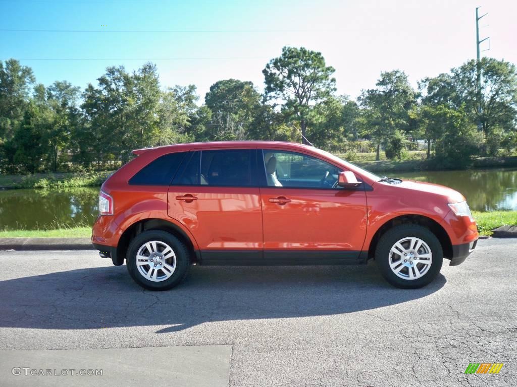 2008 Edge SEL AWD - Blazing Copper Metallic / Camel photo #1