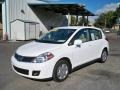 2009 Fresh Powder Nissan Versa 1.8 S Hatchback  photo #3