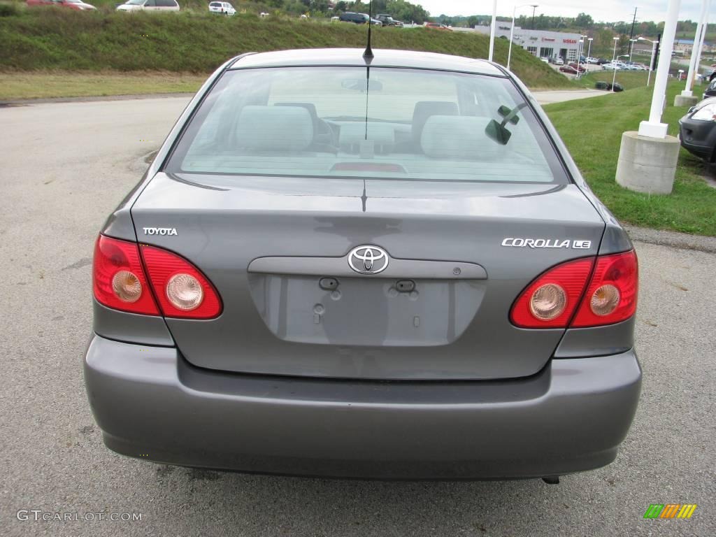 2007 Corolla LE - Phantom Gray Pearl / Stone photo #4