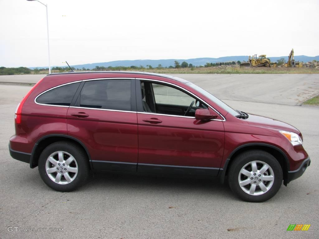 2007 CR-V EX-L 4WD - Tango Red Pearl / Gray photo #6